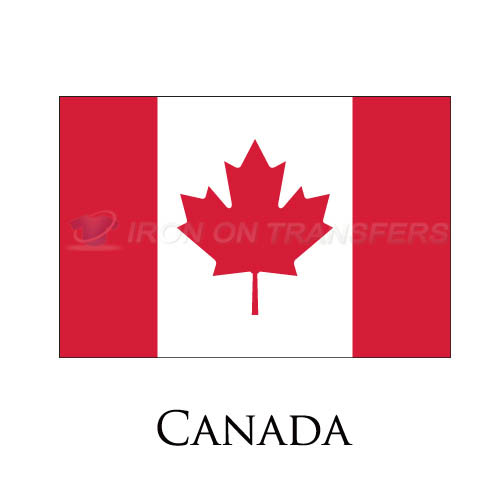 Canada flag Iron-on Stickers (Heat Transfers)NO.1842